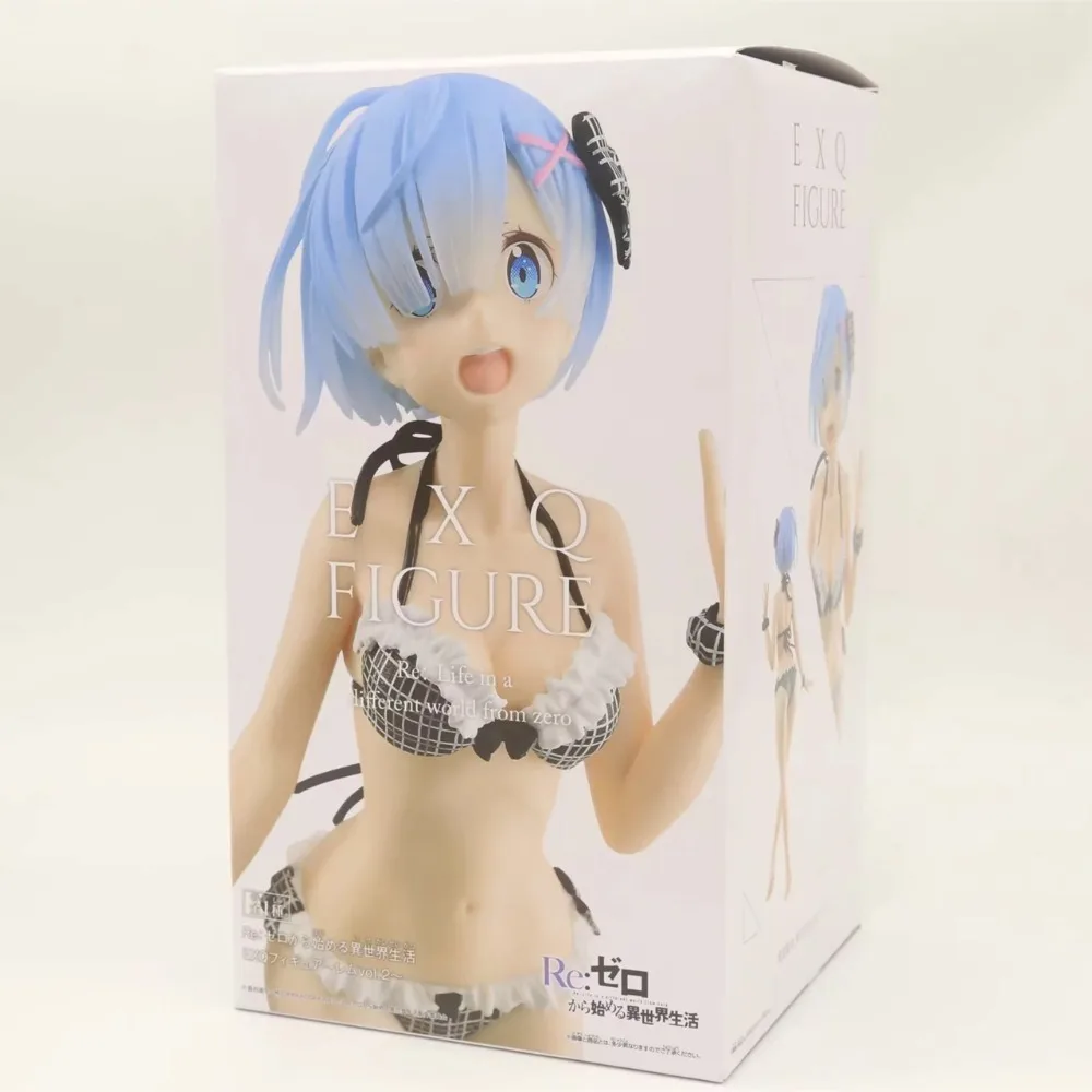 EXQ фигурка аниме Re:Life in a другой мир от zero Rem сексуальный купальник Ver. ПВХ