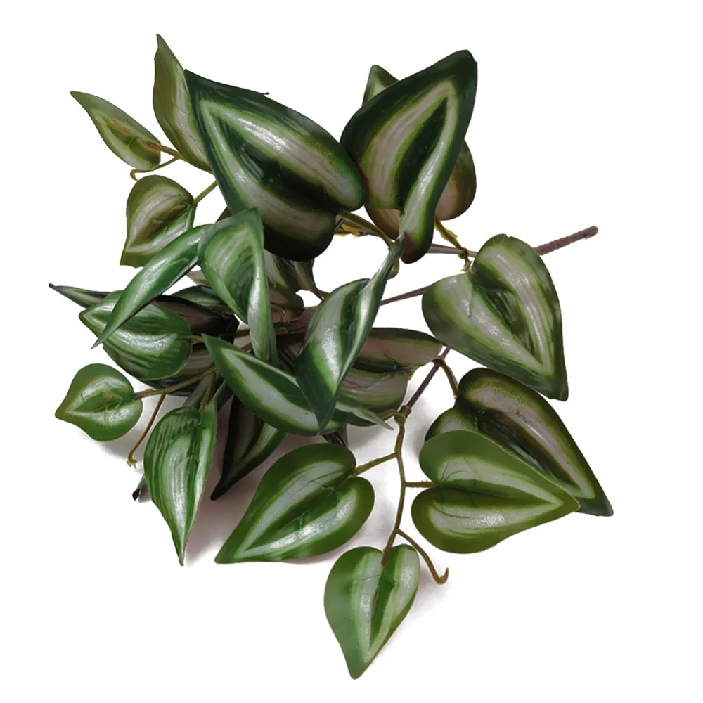 Пластиковое растение с 5 вилками искусственные растения зеленая трава настенное