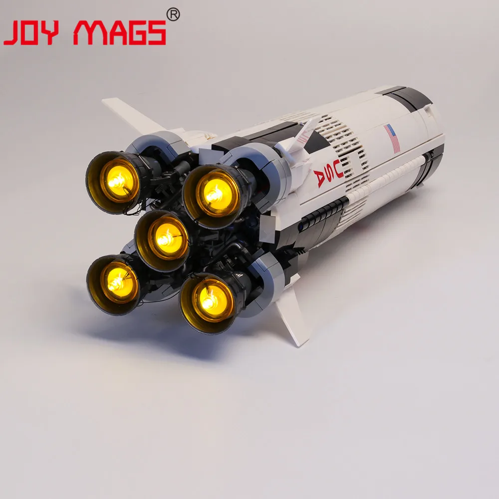 Комплект светодиодсветильник JOY MAGS Only для 21309 Apollo Saturn V Launch совместим с 37003 80013