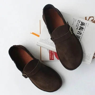 Careaymade/женские туфли из натуральной кожи на плоской мягкой подошве Удобные дышащие тонкие туфли ручной работы в стиле ретро
