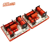ghxamp 180w tweeter mid dual bass 4 way crossover audio board 2 bass crossover 800hz 4800hz 4 8ohm speaker divider 2pcs