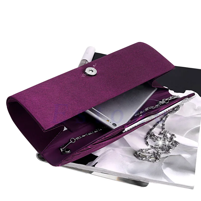 

Sell at a loss! Brand Satin Diamnate Pleated Crystal Evening Party Handbag Wedding Bridal Clutch Purse Crossbody Solid Hasp