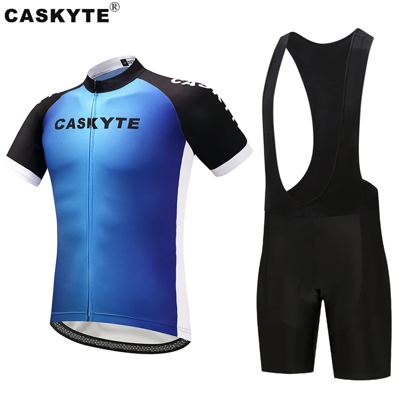 Caskyte Велоспорт Джерси наборы Ropa Ciclismo полная молния мотобайк велосипед
