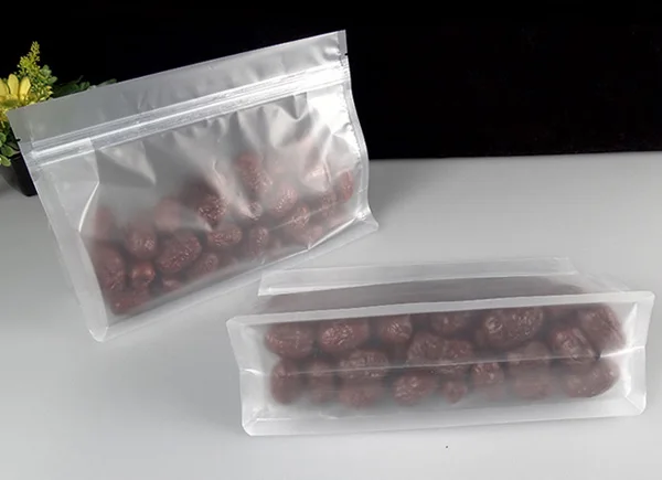100/500 шт Dura с внутриканальными наушниками матовый ziplock мешки пластиковый мешок с застежкой-молнией, матовые прозрачные упаковочные сумки - Цвет: 30x23cm