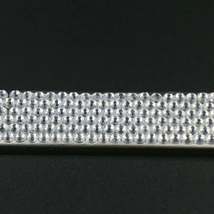 Серебристая оправа для номерного знака с блестящим кристаллом и стразами|license plate