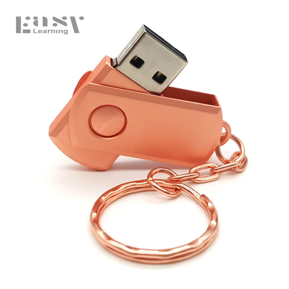 Легкость обучения USB 2 0 металлические флеш накопители флешки 4 ГБ 8 16 32 64 Usb флешка
