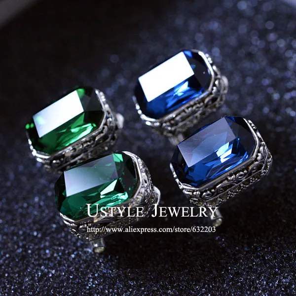 USYTLE 2015 изящные ювелирные изделия винтажный узор с блестящими австрийскими