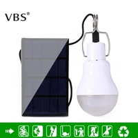 led solar powered portable led bulb lamp solar energy saving lamp led lighting solar panel camping light equivalent to 15w