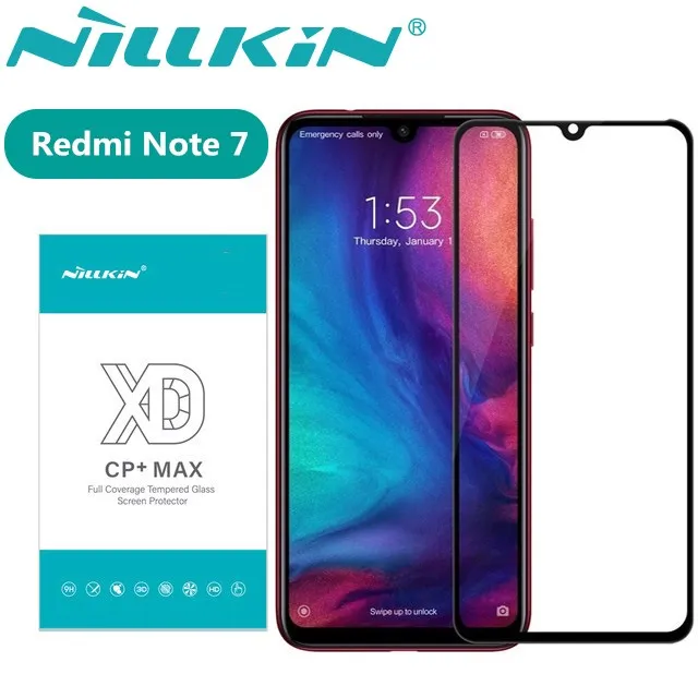 Redmi Note 7 Pro стекло Nillkin XD CP + Max полное покрытие 3D закаленное Защита экрана для Xiaomi