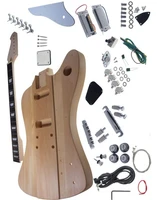 diy electric guitar dy y5 mahogany body and neck including all the parts