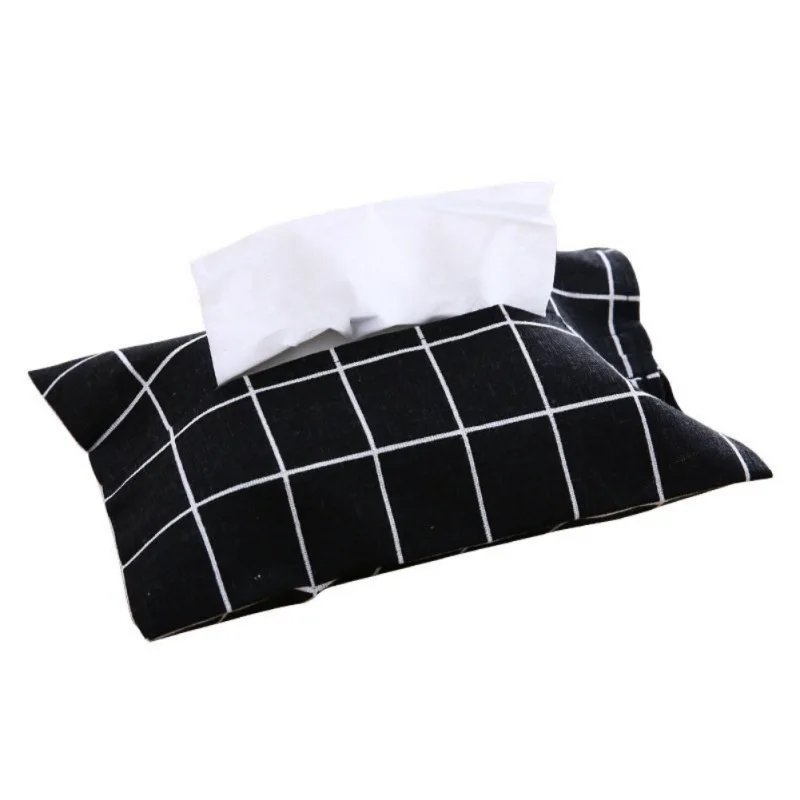 Коробка для хранения салфеток в автомобиле коробка из льняной ткани контейнер