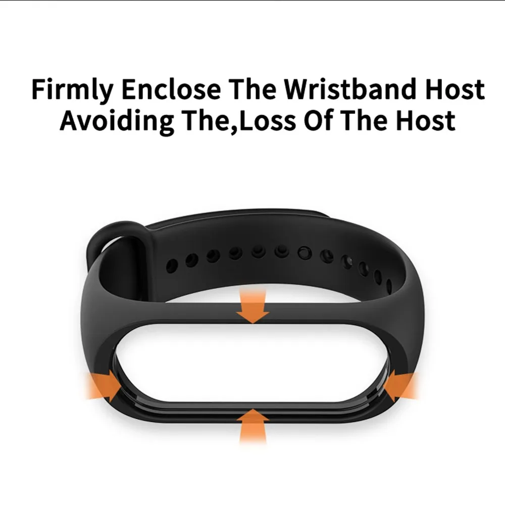 Спортивный ремешок для браслета Xiaomi Mi Band 3 4 силиконовый часов аксессуары Miband4 miband