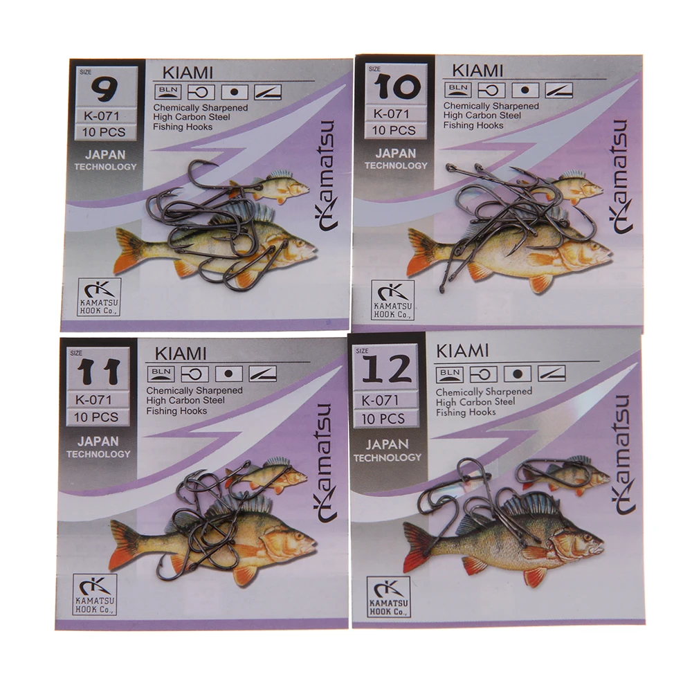 FISH KING 50 шт. 3-12 # KIAMI рыболовный крючок с длинным хвостовиком приманка Vissen червь