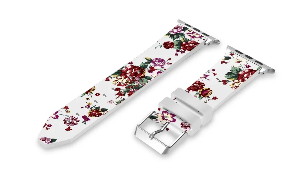 Силиконовый ремешок для apple watch 42 мм 38 мм iwatch ремешок 44 мм 40 мм браслет часы correa резиновый ремешок для apple watch 4 3 2 - Цвет ремешка: 6