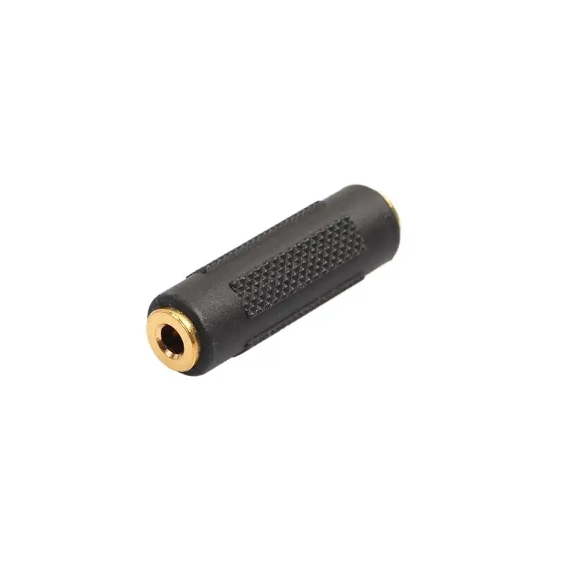 HL 2017 5 Pcs 3.5mm Stereo Audio Gold Plated Female To Jack Coupler Adapter Black oct17 |