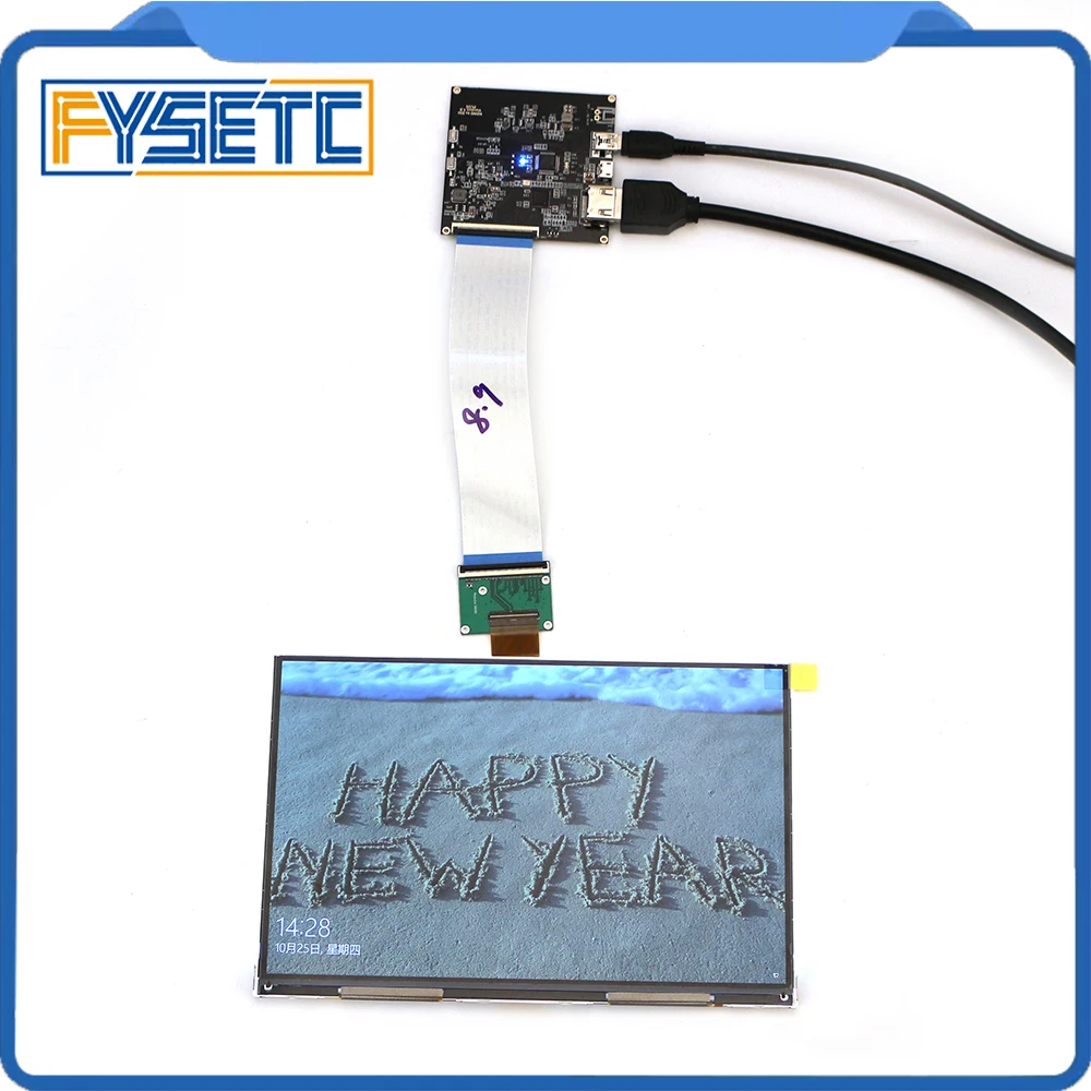 ЖК экран 2560x1600 8 9 дюйма с HDMI MIPI плата драйвера комплект для diy сборки дубликатора