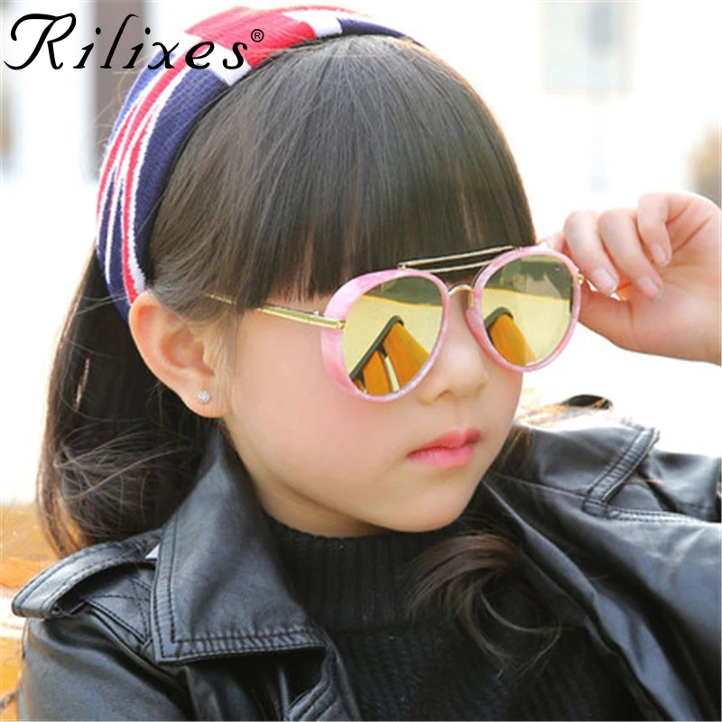 MOSILIN круглые очки детские солнцезащитные против УФ винтажные для девочек крутые