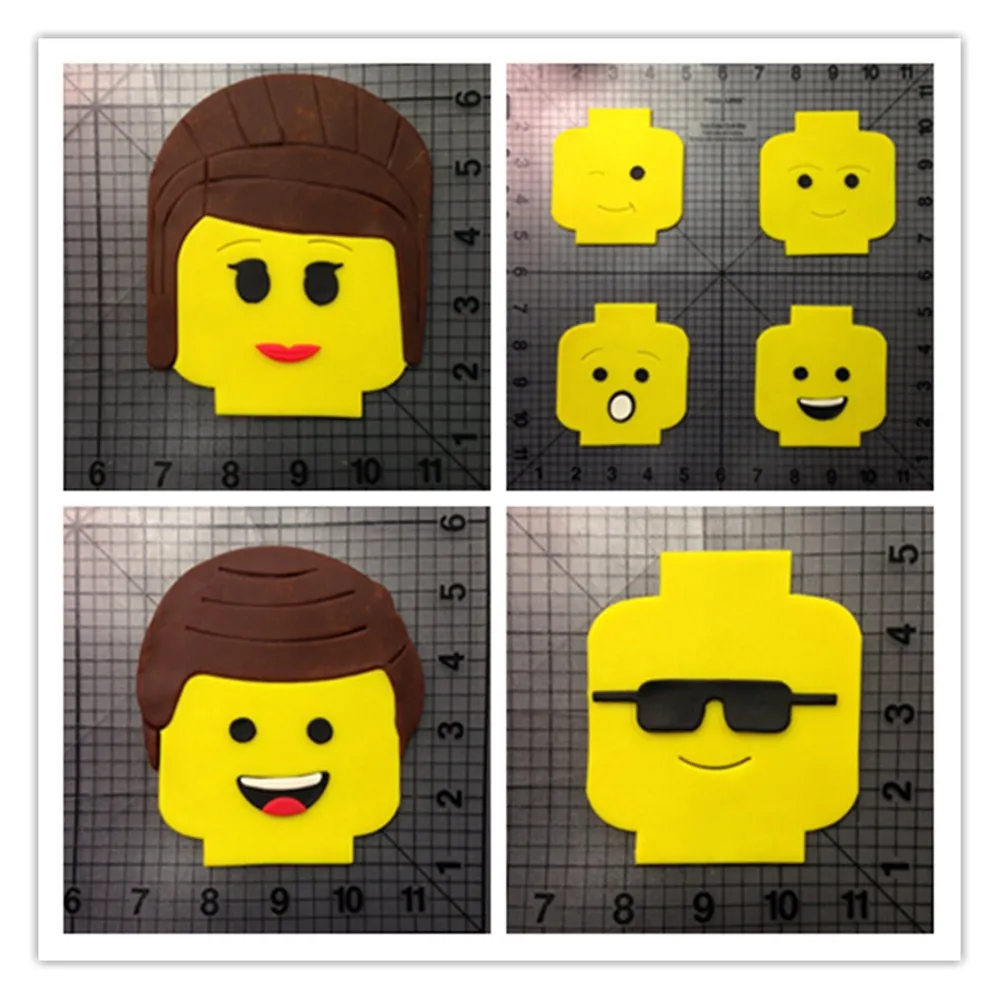 Блоки головка Expression серия резак для печенья мастики кекс топ на заказ 3D Печатный