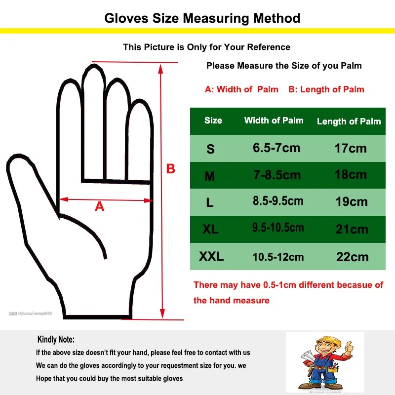 

RJSSAFETY Men's Work Gloves Leather Security Protection Safety Cutting Working Repairman Garage Racing Gloves Motorbike For Men