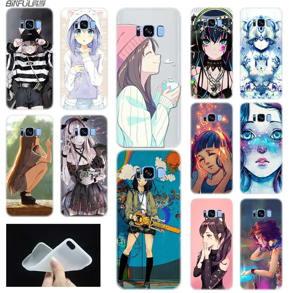 Мягкий силиконовый чехол для Samsung S30 S20 S11 S10 S9 S8 Plus lite 11e 10e Uitra S7Edge nime мультяшная