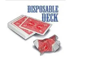 Бесплатная доставка 3 шт./лот одноразовые колоды волшебные трюки иллюзии крупным