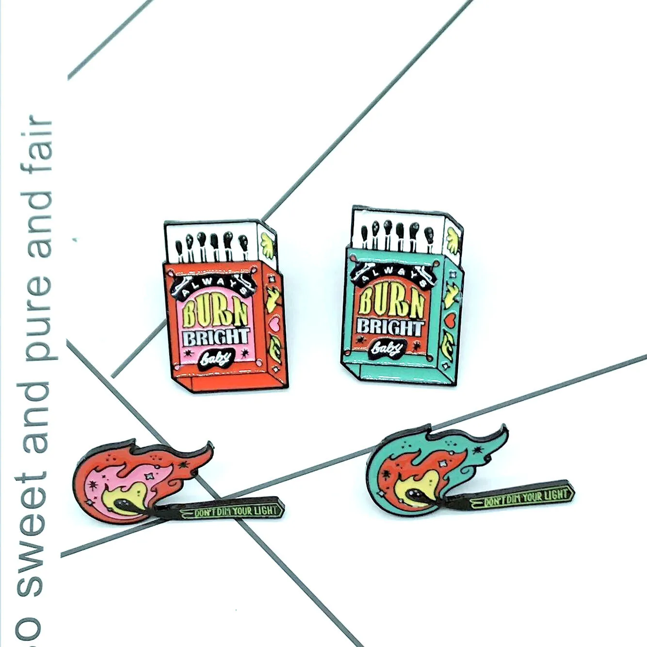 Женская брошка с эмалированной застежкой на воротник Новинка|Броши| |