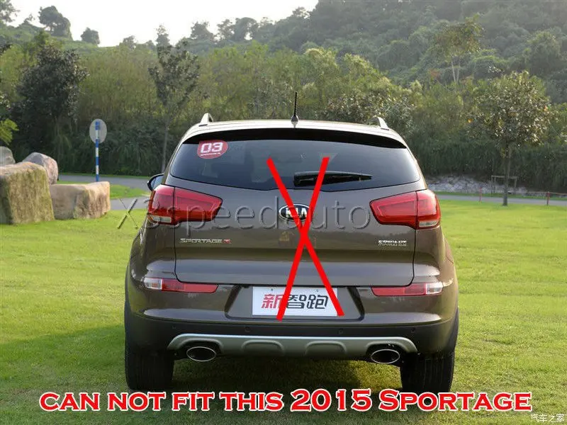 Для KIA Sportage 2011- ABS передний+ задний бампер Защитная крышка 2 шт Автомобильный Стайлинг