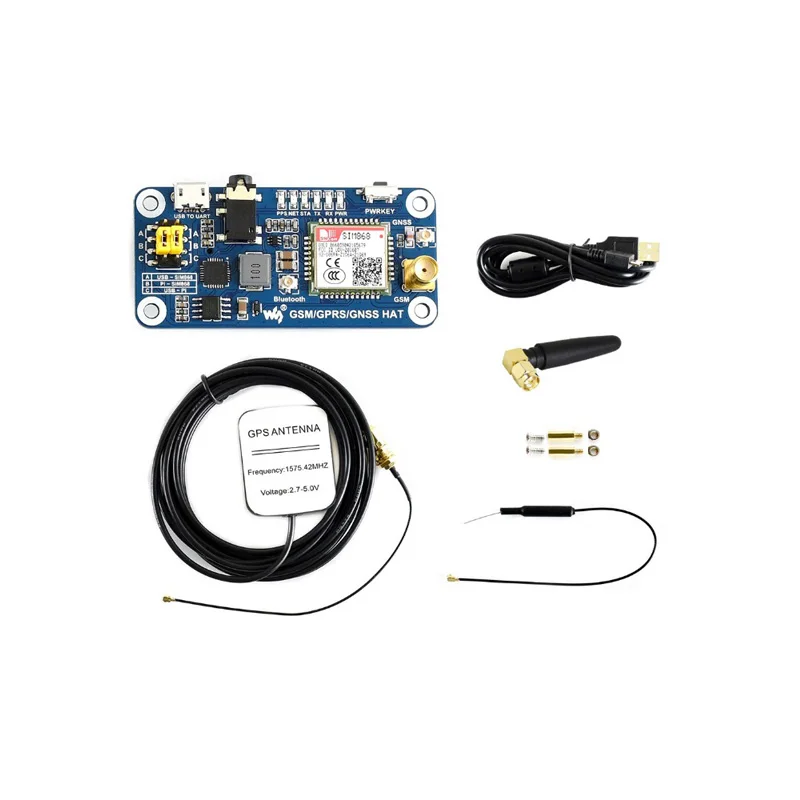 GSM/GPRS/GNSS/Bluetooth 3 0 шляпа для 2B/3B/3B +/Zero W поддержка SMS телефон электронная почта