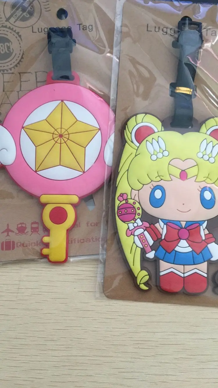 Волшебная палочка Sailor Moon ПВХ багажная этикетка|Шутки и розыгрыши| |