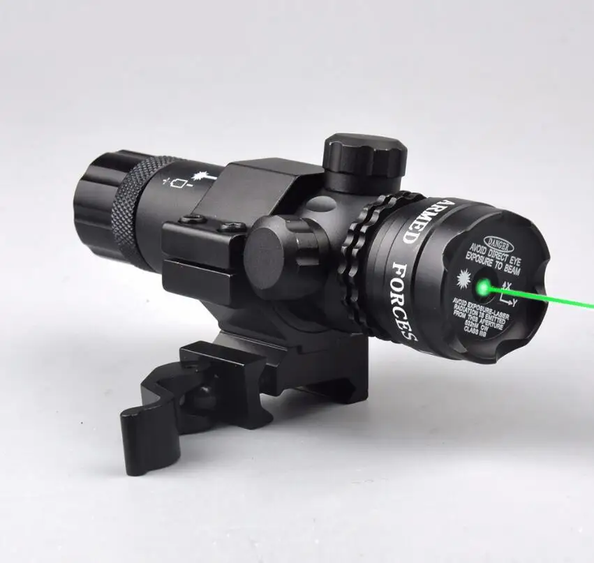 Tactical Crossbow Green Red Laser Sight for 20mm Rail Quick Detach Mount with Remote Switch Rifle Airsoft Hunting |