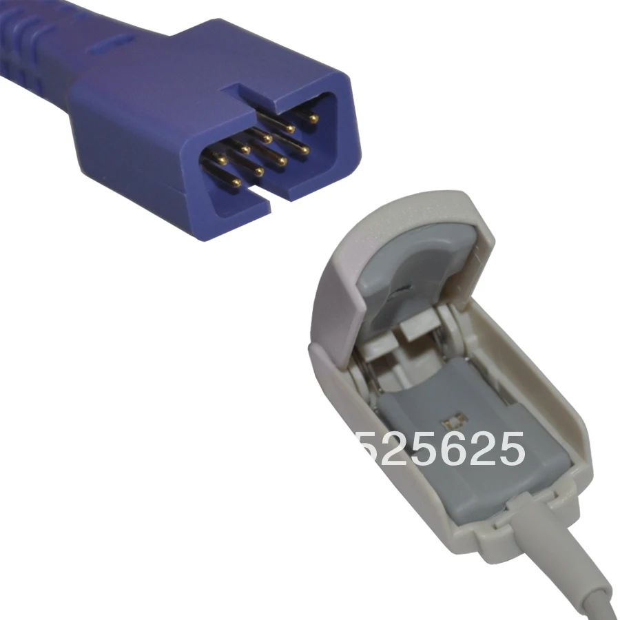 Nellcor 9 PIN Adult Finger Clip Spo2 sensor probe 8ft | Электронные компоненты и принадлежности