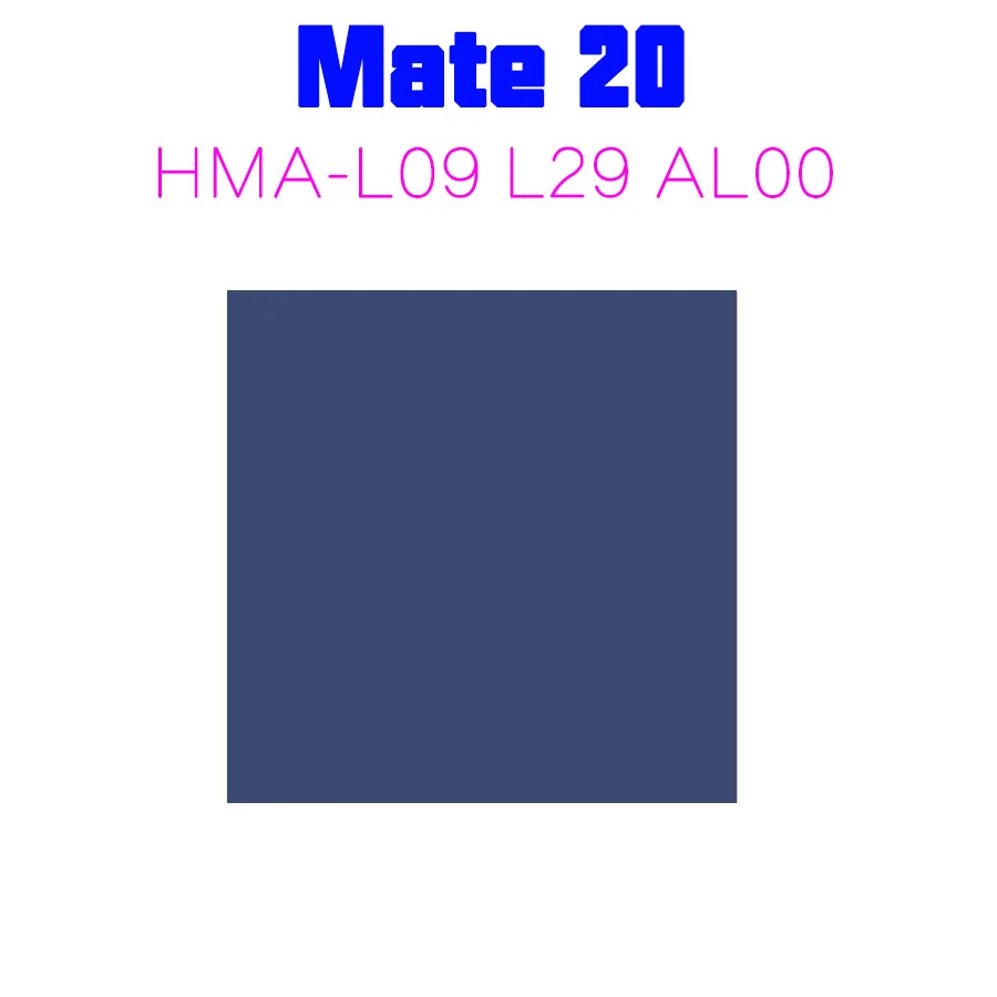Чехол для huawei mate 20 Lite, Задняя стеклянная панель, чехол для задней двери, чехол для huawei mate 20 Pro, Сменный Чехол для батареи mate 20 - Цвет: Mate 20 Blue