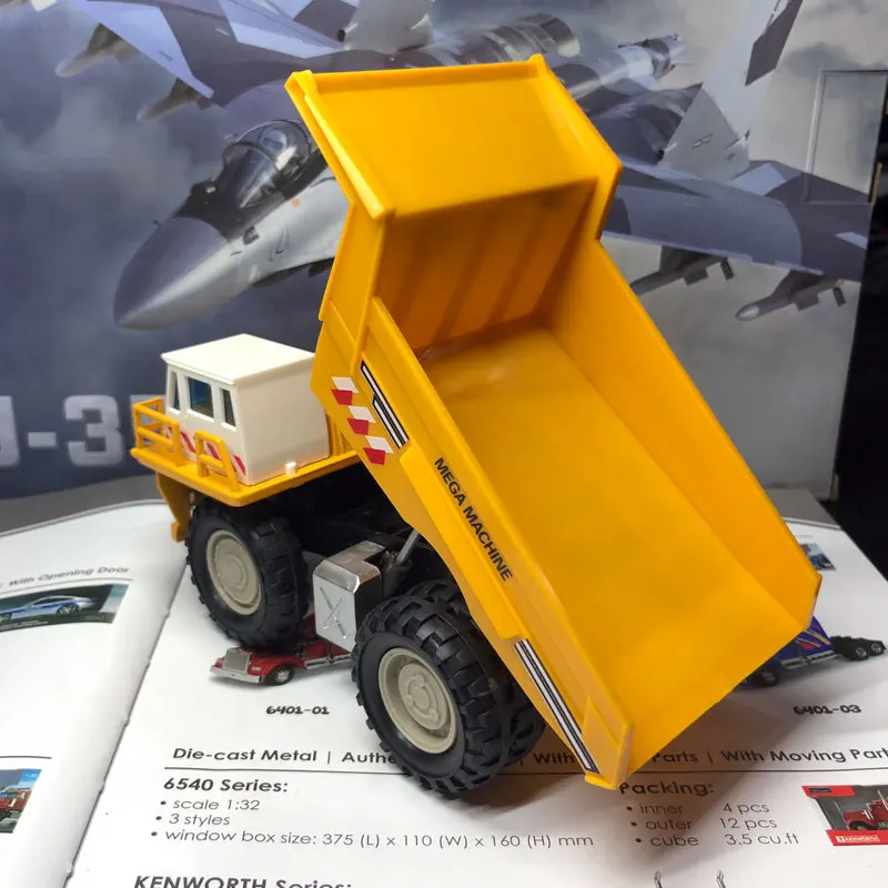 Модель грузовика JOYCITY масштаб 1/60 игрушки наконечник грузовик литый под давлением