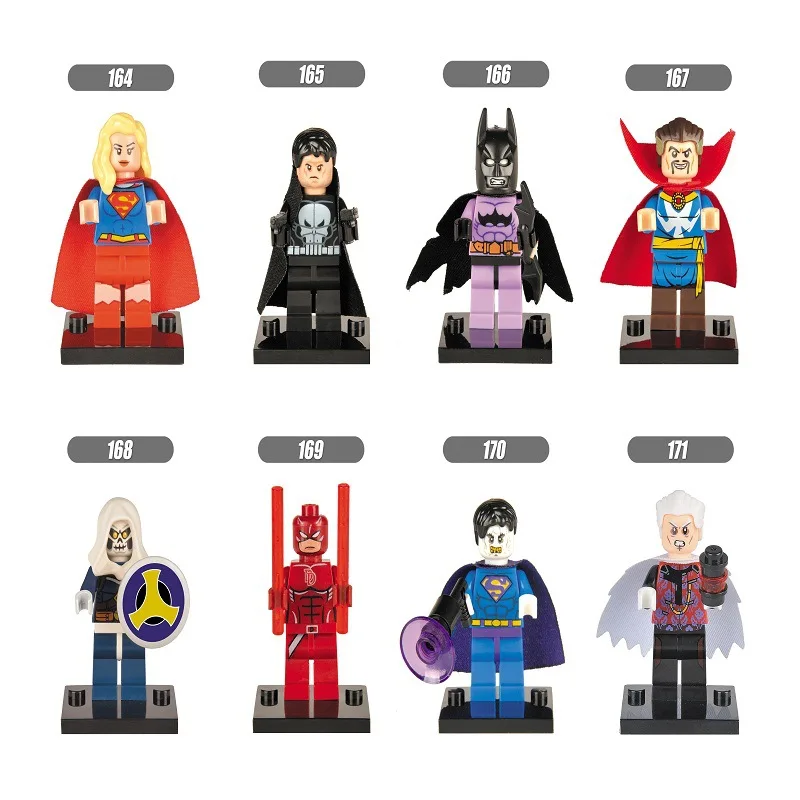 8 видов стилей Super Heroes Для женщин/Magic Doctor игрушка мини цифры строительные блоки