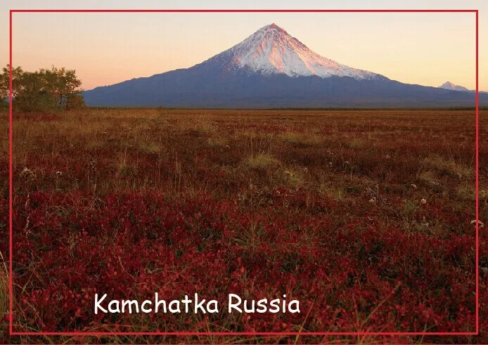 Туристические магниты Kronotsky Volcano at Sunset, Камчатка, Россия,  дорожные магниты 20521, прямоугольник 78*54*3 мм - купить по выгодной цене  | AliExpress