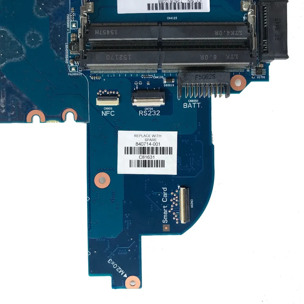 Материнская плата SZWXZY для ноутбука HP ProBook 640 G2 650 с I3-6100U 840714-001 840714-501 840714-601 DDR4