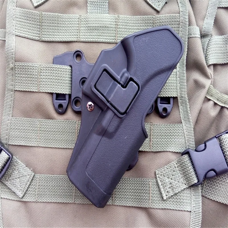 

High Quality Tactical Military Army Air soft Fit Chest Waist leg paddle Molle holster for Glock 17 22 31 right hand