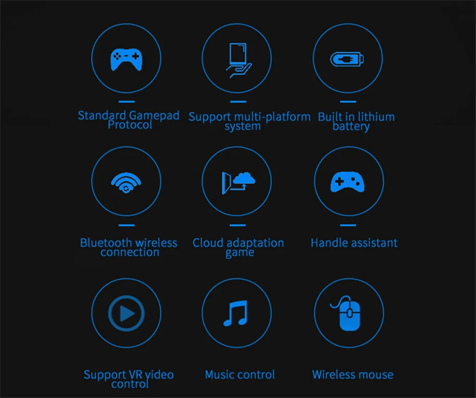 MOCUTE 054 Bluetooth геймпад Android PC беспроводной пульт дистанционного управления кристальная Кнопка джойстик игровой коврик для смартфона VR tv BOX