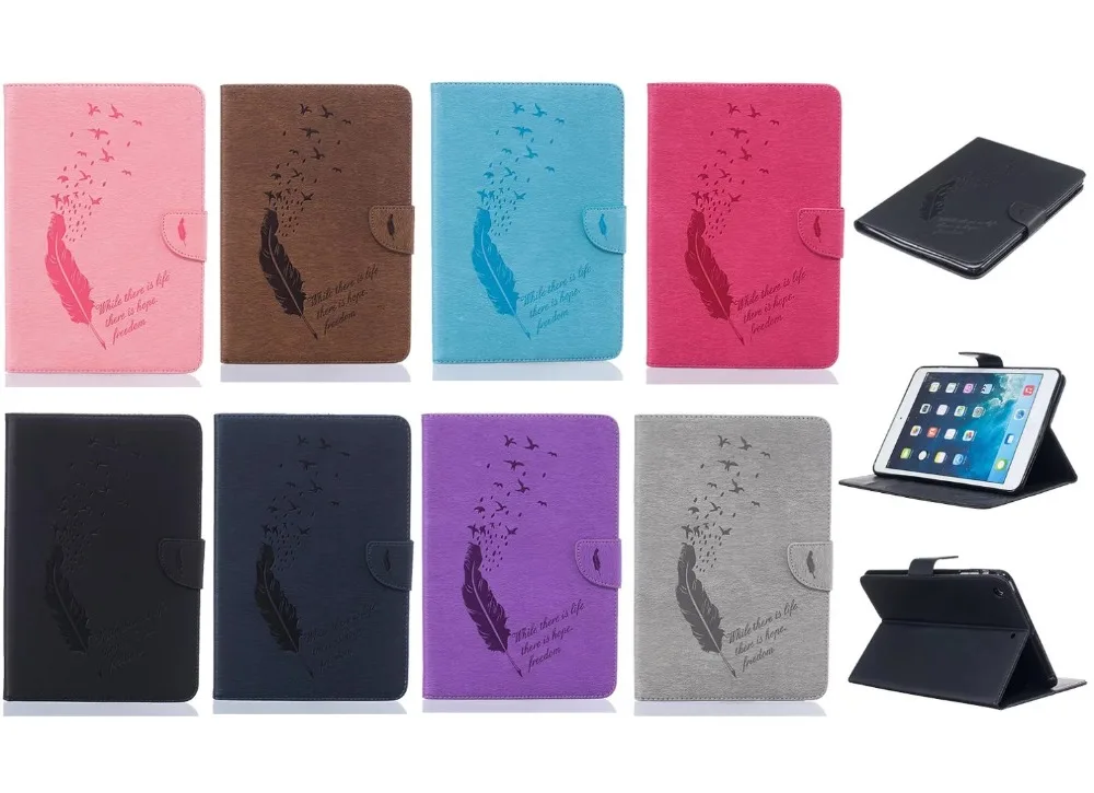 

Чехол-книжка из искусственной кожи для iPad mini4, чехол-бумажник с подставкой и отделениями для карт для Apple iPad mini4 Mini + ручка