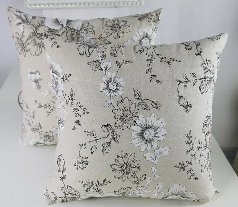 2 шт. льняные наволочки для подушки 45x4 5/50x60|pillow case|decorative pillow casehome decorative pillows case |
