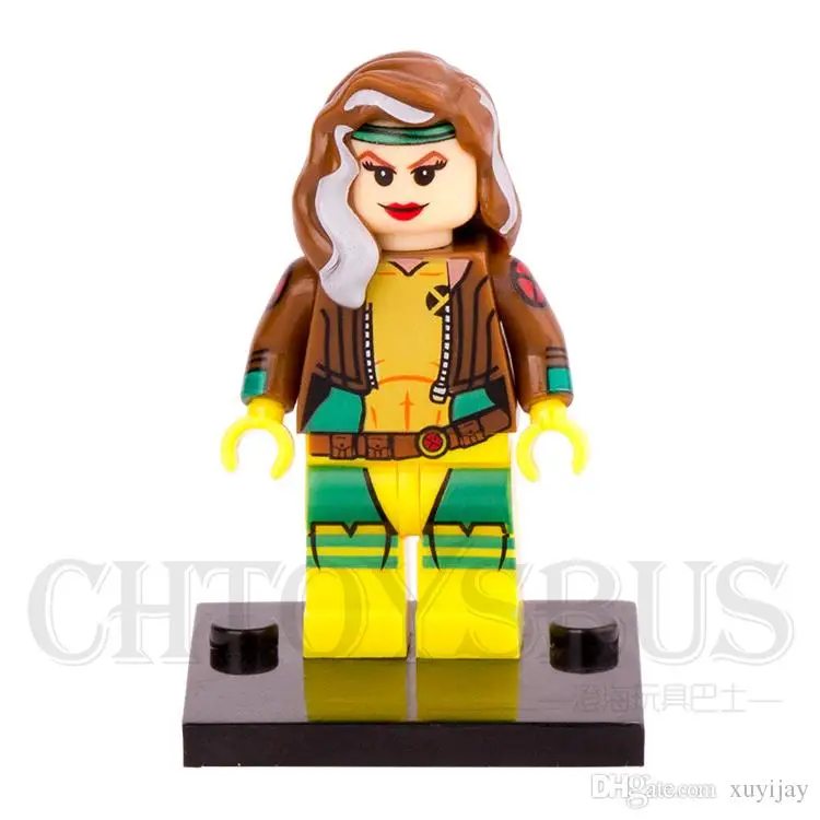 Распродажа X-MEN-апокалипсиса Rogue Marie Magneto Супер герои минифиг сборная модель сделай