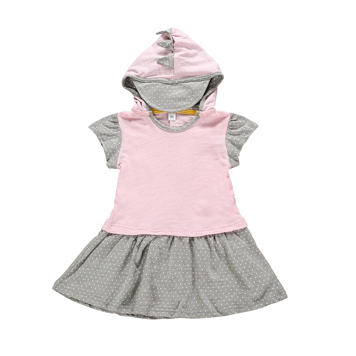 Толстовка с капюшоном и динозавром для новорожденных мальчиков девочек летние