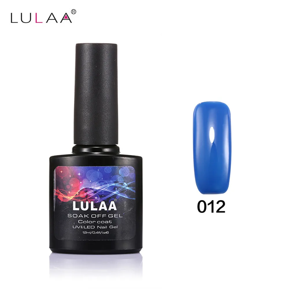 Lulaa абсолютно новый Гель лак для ногтей 12 мл УФ замочить долго прочный ноготь гель