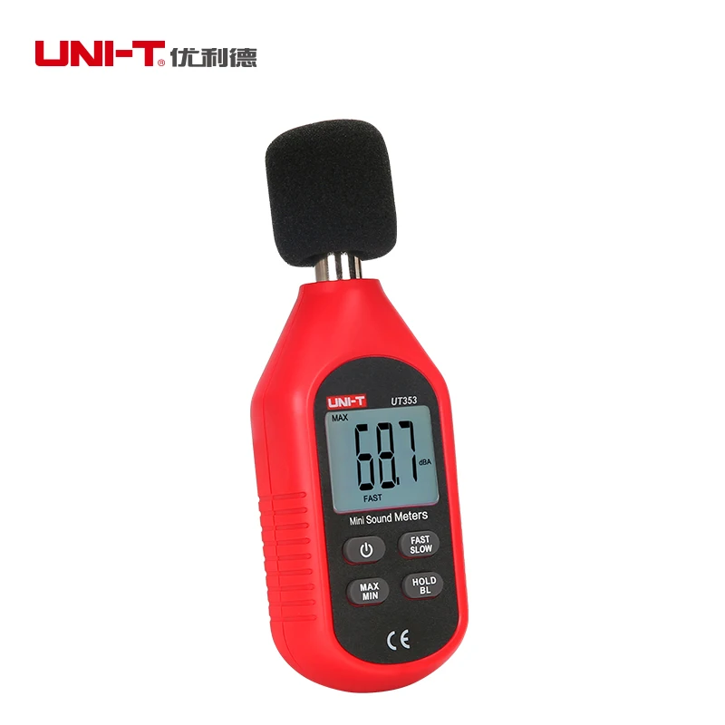 UNI-T UT353 LCD измеритель уровня звука шума детектор децибел высокая точность 30 ~ 130 дБ +