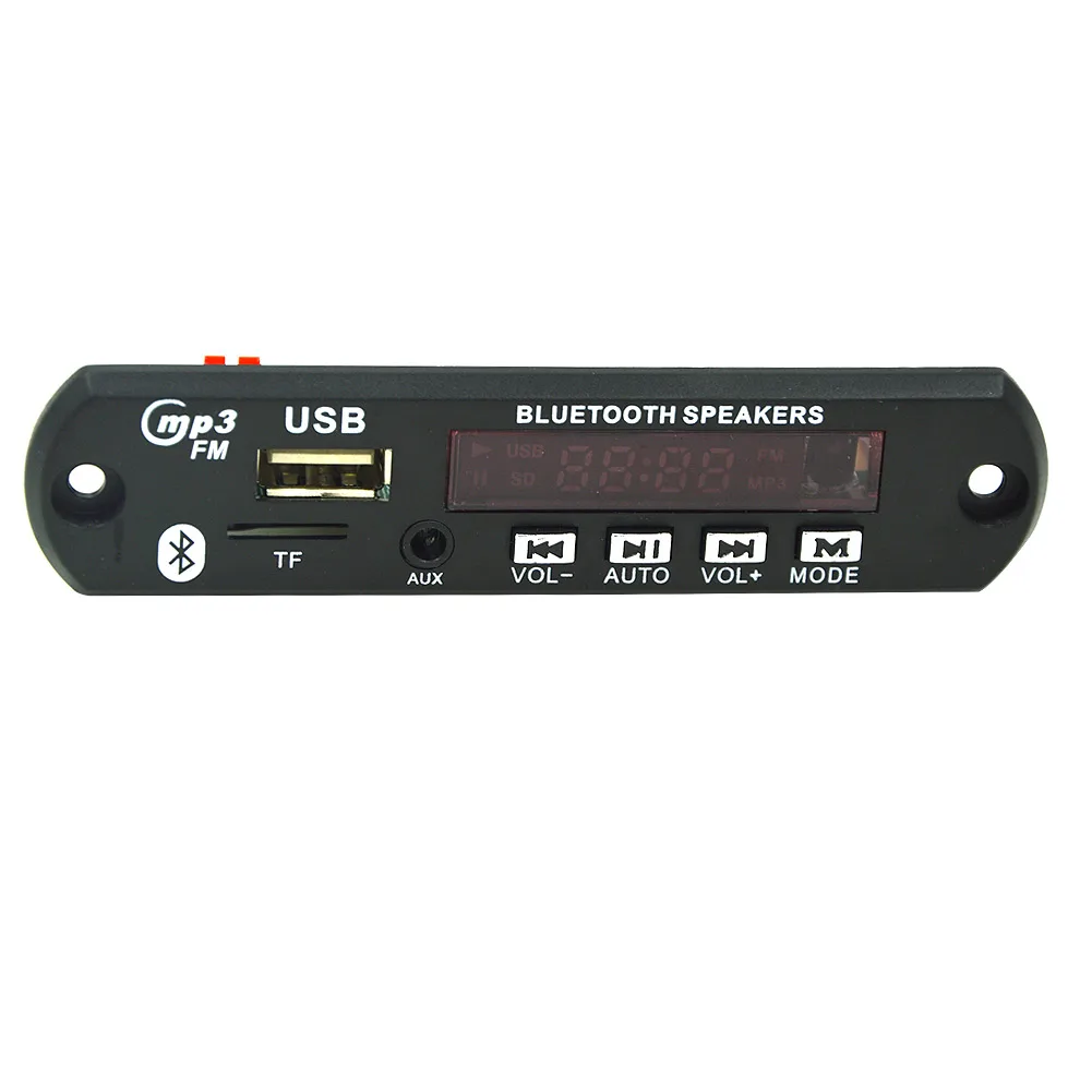 2019 Новый беспроводной Bluetooth 12В MP3 WMA декодер плата аудио модуль TF USB радио для