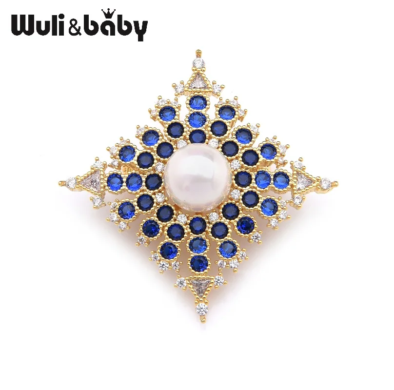 Роскошные Брендовые женские броши Wuli & baby в Королевском дворцовом стиле с