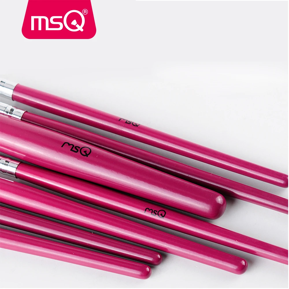 MSQ Профессиональный 7 шт. Макияж Расчёски для волос набор мягкой Synthetc с ПУ кожаный