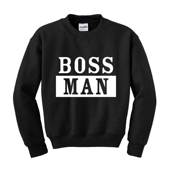 Толстовка BOSS MAN со слоганом Забавный милый подарок на день Святого Валентина