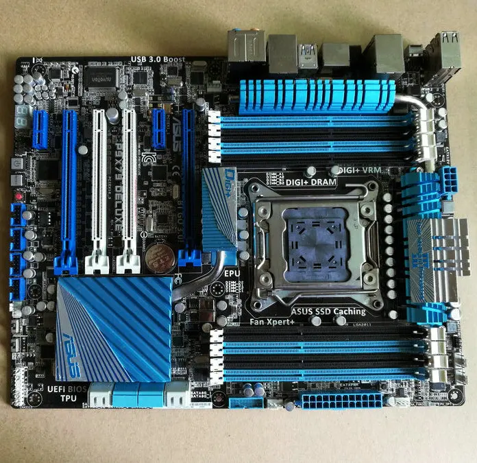 P9X79 DELUXE X79 материнская плата 2011 pin поддержка 3930K 3960X с перегородкой используется 90