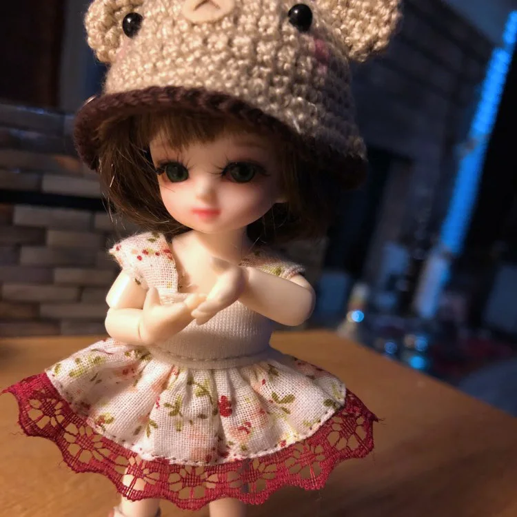 Anchi 1/12 bjd sd кукла фигурки из смолы модель тела для маленьких девочек и мальчиков